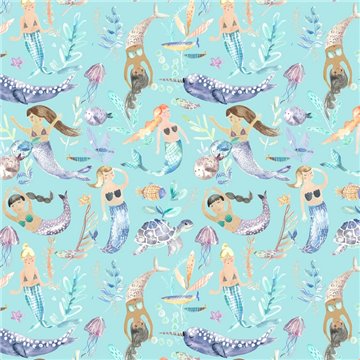 Mermaid Party Aqua