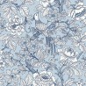 Beaufort Light Blue Flowers & Birds Chinoiserie EC80402