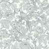 Beaufort Light Grey Flowers & Birds Chinoiserie ECB80408