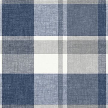 Madaket Blue & Grey Textured Plaid ECB81102