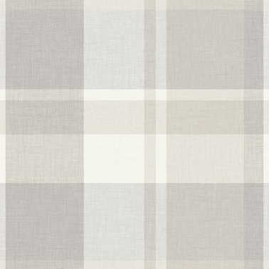 Madaket Light Grey Textured Plaid ECB81118