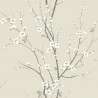 Monterey Ivory Floral Branch EC81805