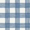 Scarborough Indigo Striated Plaid EC80902