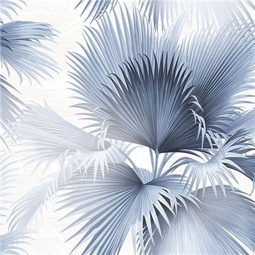 Summer Palm Blue Tropical Leaf ECB40102