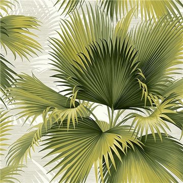 Summer Palm Green Tropical Leaf ECB40114
