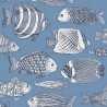 Wailea Sky Blue Tropical Fish EC80212