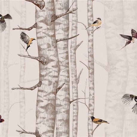 Birch Trees Pink 9500043 Birch Trees Pink 9500043