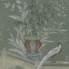 Salon Vert Standard on Blue Grey India tea paper