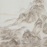 A Thousand Li of Rivers and Mountains A Thousand Li of Rivers and Mountains Full custom on Bleached White dyed silk