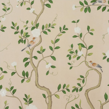 Gustavian Garden Gustavian Garden Spring on Gentleman´s Pink dyed paper