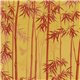 Distant Bamboo Firely on dyed paper
