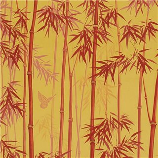 Distant Bamboo Firely on dyed paper