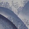 Kiso Mountains Full custom monochromatic on Lilac Hint slub silk