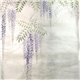Wissteria Lavender on White Metal gilded paper with pearlescent antiquing
