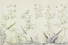 Japanese Garden Part custom on Ivory dyed silk