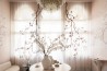 Magnolia Canopy Original on Rose Water metallic slub silk