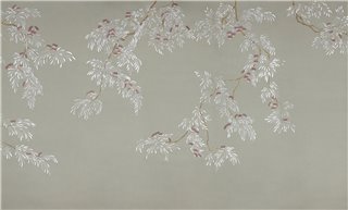 Silk Tree Full custom on custom grey painted Xuan paper