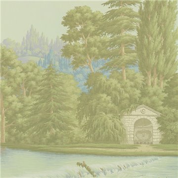 English Landscape Pastel on scenic paper