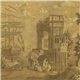 Views of Italy Sepia on antique scenic Xuan paper