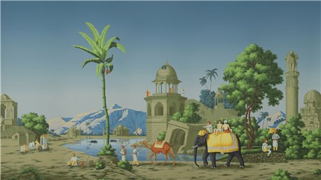 Early Views of India Dufour on scenic paper