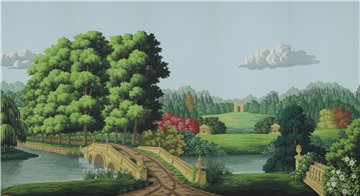 English Landscape Gainsborough on scenic paper