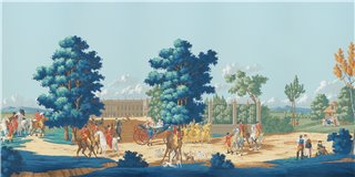 La Chasse de Compiègne Jacquemart on scenic paper