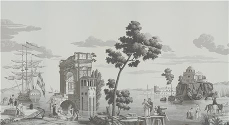 Views of Italy Eau forte on scenic paper