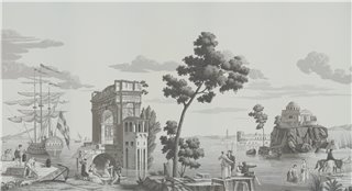 Views of Italy Eau forte on scenic paper