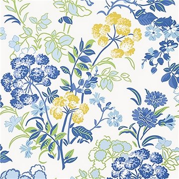Spring Garden Blue and White T14336