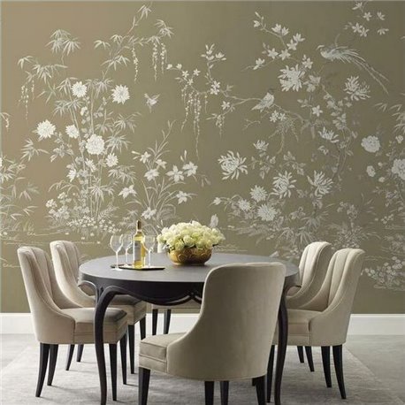 Flowering Vine Chinoiserie Mural kt2263