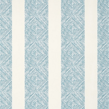 Clipperton Stripe Blue on Natural AT15129