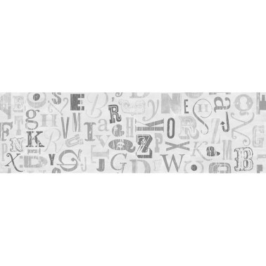 Papel Pintado INKLT1301 LETTERING - INKIOSTRO BIANCO