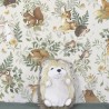 H0645 Animaux de la Foret Fond Beige