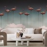 Flamingos Mural M3911-1