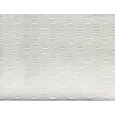 CARVER EMBOSSED VELVET WATER REPELLENT 01 Natural White