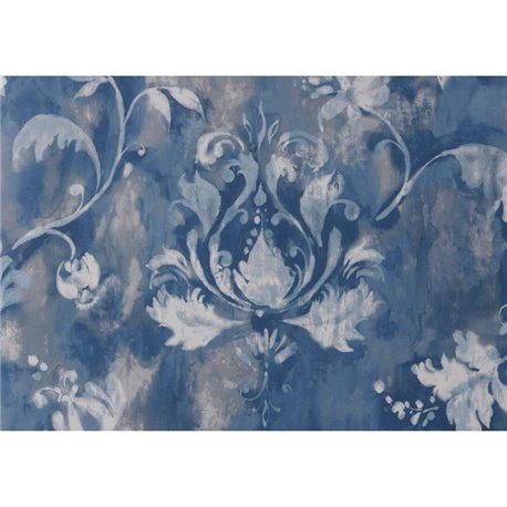 Ornamenta Indigo Blue Luxury Damask 2109-156-04