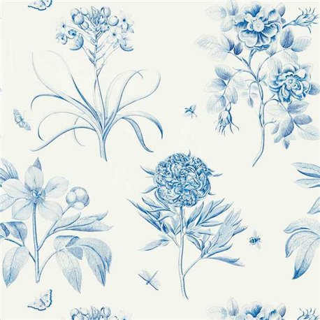 Etchings and Roses China Blue DOSW217052 Etchings and Roses China Blue DOSW217052