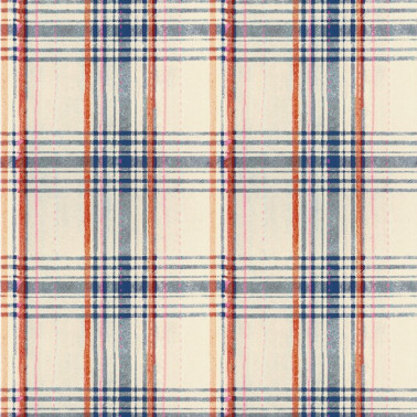 Seaport Plaid Cream WP30068