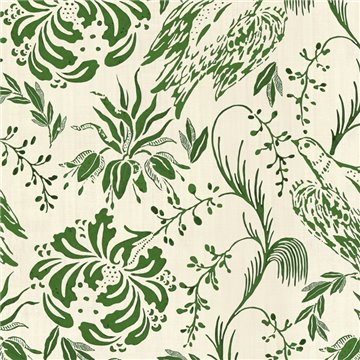 Folk Embroidery Fern Green WP30015