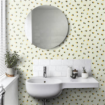 Leopard Dots Wallpaper Pebble Sage 112811