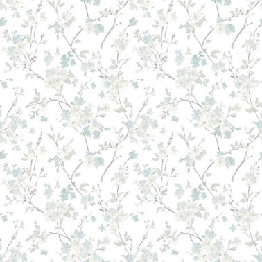 Glinda Aqua Floral Trail 3122-10910