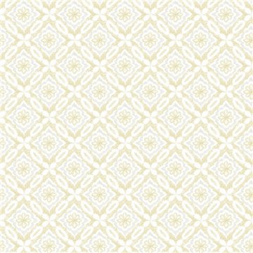 Hugson Yellow Quilted Damask 3122-10703