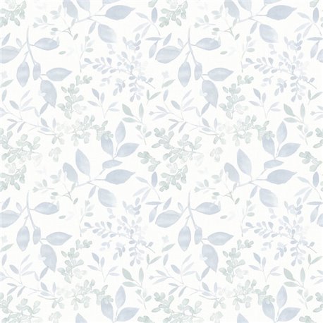 Tinker Light Blue Woodland Botanical 3122-11112 Tinker Light Blue Woodland Botanical 3122-11112