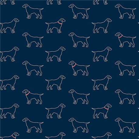 Yoop Dark Blue Dog 3122-10402