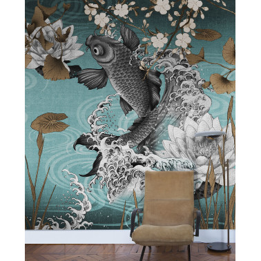 Papel pintado peces tropicales - Tropic Ocean 127432