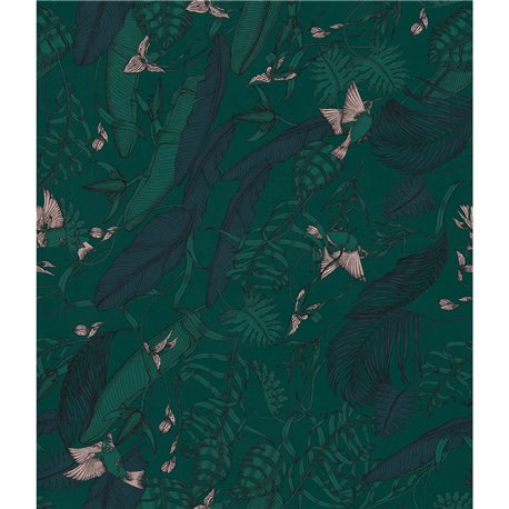 73685-4 FEANNE TROPICAL-FOLIAGE-EMERALD