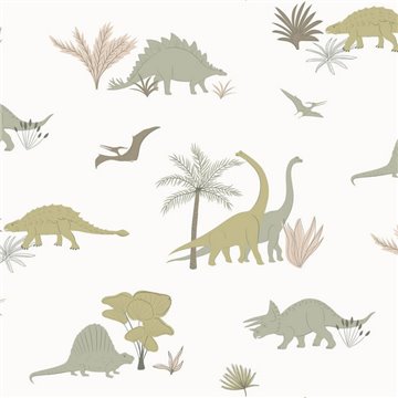 Dinosaurs Jurassic Grey Olive HH01701