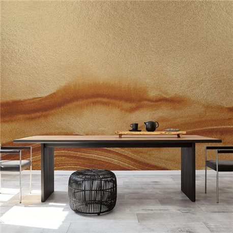 Atmospheric Haze Metallics Gold Mural A00168