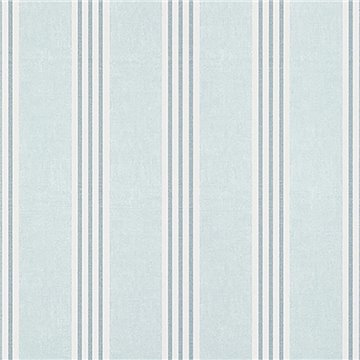 Canvas Stripe Spa Blue T13359