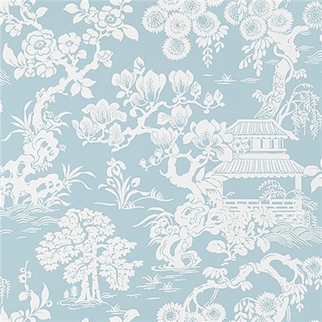 Japanese Garden Spa Blue T13303